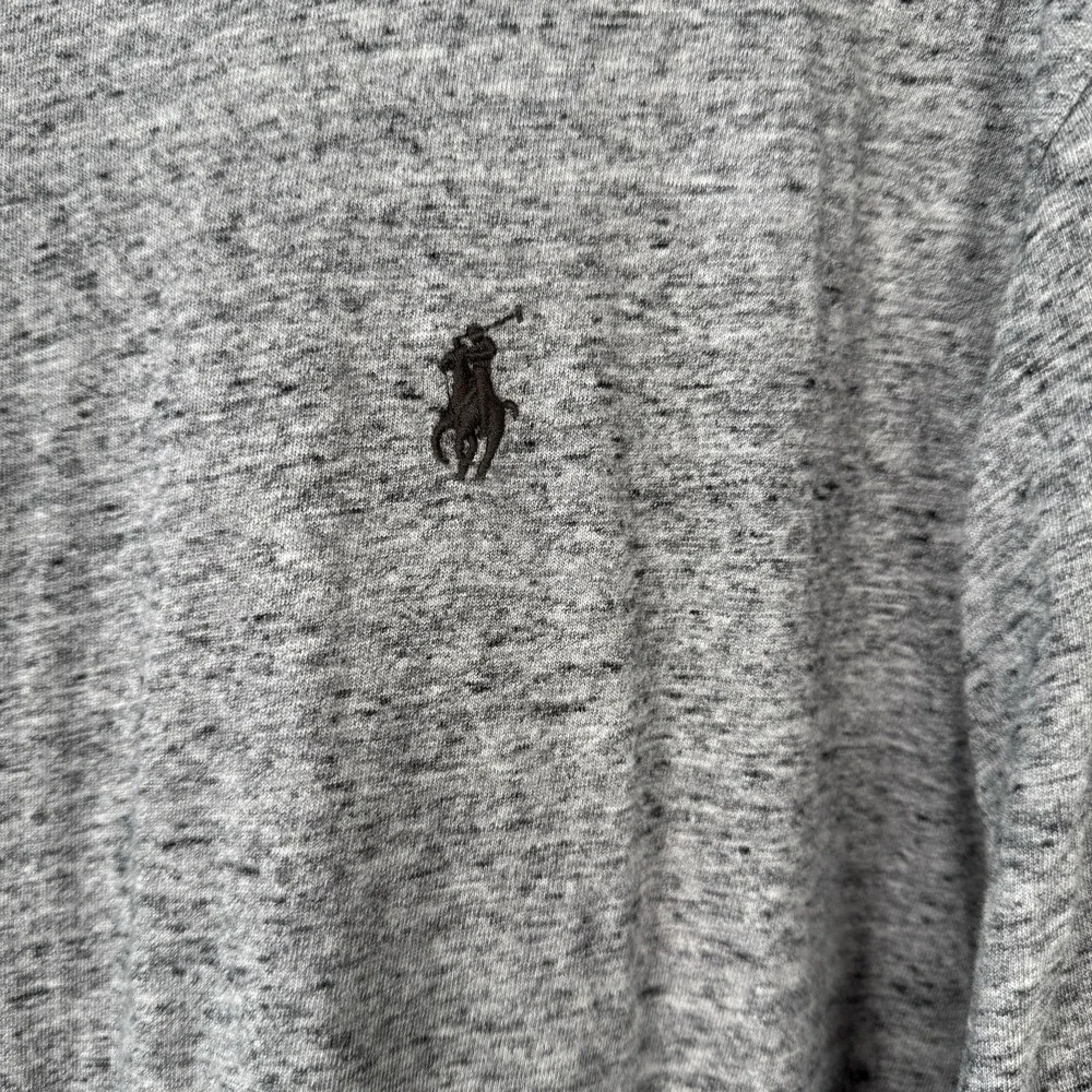 Polo‎ Ralph Lauren Long Sleeve Shirt Gray Hesthered XL Casual